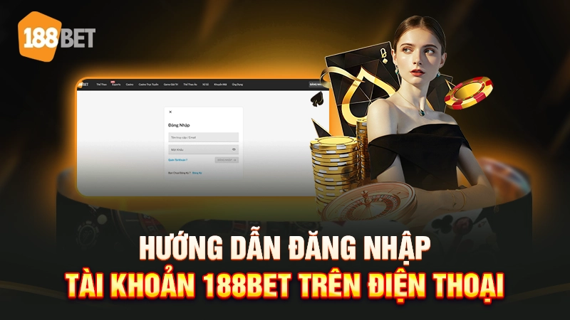 Hướng dẫn đăng nhập tài khoản 188BET trên điện thoại